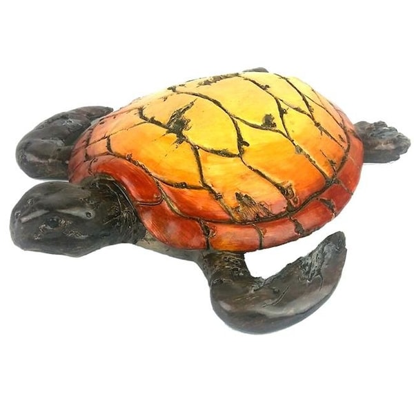 Globe Imports Globe Imports GI219W323 11 in. Driftwood Sea Turtle Figurine GI219W323 - main